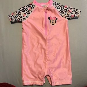 Minnie Mouse onesie swimsuit